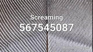 Screaming Roblox ID - Roblox Music Code