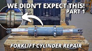 Forklift Cylinder Repair but We DIDN’T Expect THIS!  | Part 1