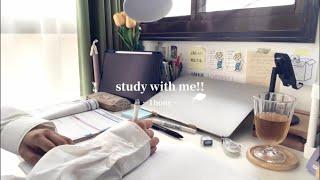 【study with me!!】1hour┊ 受験生と一緒に勉強しよう️