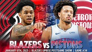 Detroit Pistons vs Portland Trail Blazers Recap | Highlights | Blazers Uprise Postgame Show