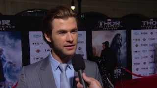 Thor: The Dark World: Chris Hemsworth Los Angeles Premiere Interview | ScreenSlam