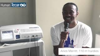 Interview with Aries Merritt, 110m hurdles.