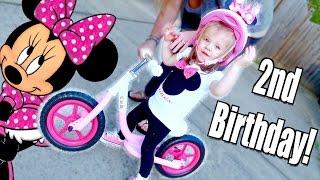 MY FIRST BALANCE BIKE! (2nd Birthday Special)