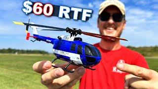 FLYING RC Helicopter at FULL SCALE AIRPORT!?!?!?