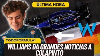 F1 HOY:  Williams da GRANDES noticias a Colapinto