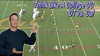 UT vs. Cal Football -Think like an Offensive Coordinator