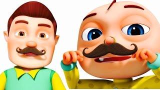 Funny Little Babies Wearing Mustache | Five Little Babies Collection | Zool Babies Fun Songs