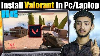 Download & Install Valorant  - [Latest Version] - Valorant 2024 | Valorant PC Installation️