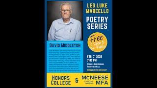 David Middleton: Marcello Poetry Series