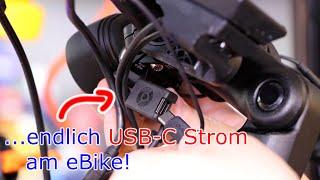 Endlich USB-C Strom am eBike!