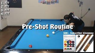 Pool Lesson: Pre-Shot Routine & 50K+ Subscriber Giveaway!!!