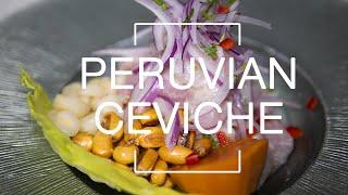 HOW TO MAKE CEVICHE, one of the most famous dishes of Peruvian food. Recipe of the Inti de Oro.