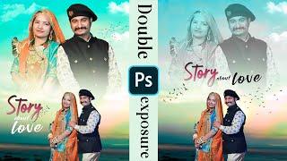 Double Exposure Photoshop Tutorial For Beginners||Double Exposure Editing||Photoshop cc2023