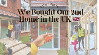 WE BOUGHT OUR SECOND HOME  | TOUR OF OUR EMPTY NEW BUILD IN THE UK  | BUYING A HOME IN THE UK 