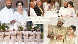 ස්වේත වර්ණ WHITE WEDDING|SINGHALESE CARVINGS#traditional #srilanka #wedding #shangrilla #white