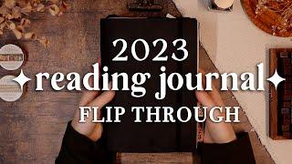  2023 Full Reading Journal Flip Through + 4th Quarter Books