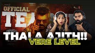 Good Bad Ugly Teaser Reaction | Ajith Kumar | Trisha | Adhik Ravichandran | Mythri Movie Makers