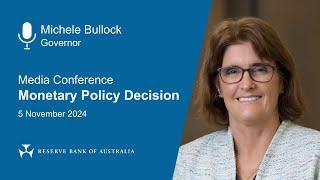 Media Conference – Monetary Policy Decision – 5 November 2024