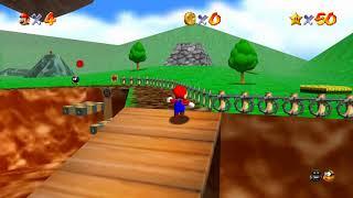 If I touch something black, the video ends - Super Mario 64