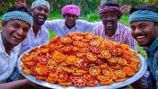 1000 ROSE COOKIES | Achu Murukku | Traditional Village Snacks Recipe | Achappam Cooking in Village