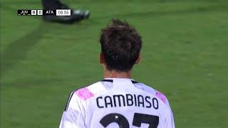 Andrea Cambiaso vs Atalanta (Pre-Season) 13/08/2023