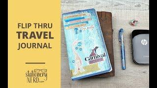 Travel Journal for Carnival Cruise with Tomoe River Paper | Traveler's Notebook |  Solo Travel