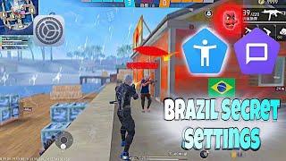 Free Fire Talk back & Switch Access Brazil  Player Secret Settings  Working #freefirebrasil