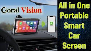 Coral Vision Portable 7" Wireless Car Screen - REVIEW