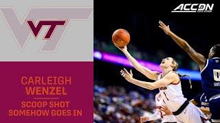 VT's Carleigh Wenzel Somehow Scoops It In