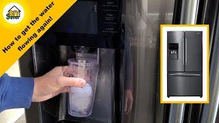 How to fix a Samsung refrigerator water dispenser that doesn’t work