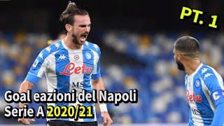 Goal e azioni del Napoli Serie A 2020/21 (girone d'andata)