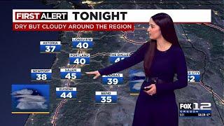 FOX 12 Oregon Tuesday evening weather forecast for Portland (12/24)