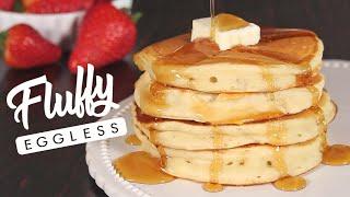 Eggless Fluffy Pancakes | Easy One Bowl | How Tasty Channel