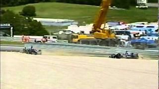 Alesi Collide with his Team-mate Heidfeld in Austria 2000