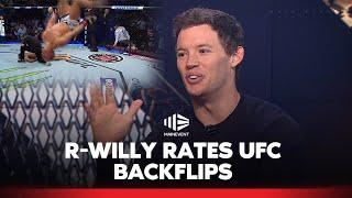 UFC 313  |  Nitro Circus star Ryan Williams judges UFC fighter stunts  |  Fox Sports Australia