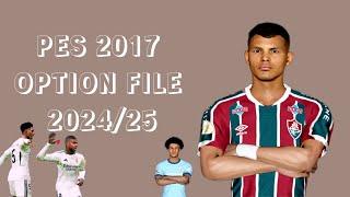 PES 2017 OPTION FILE 2024-25