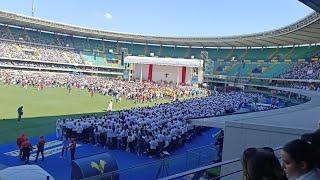 L'abbraccio di Verona a Papa Francesco, grande entusiasmo allo Stadio Bentegodi (18/5/2024)