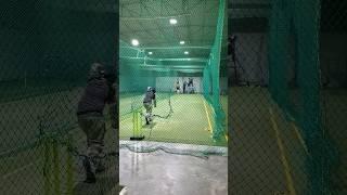 Cricket nets #playing against machine