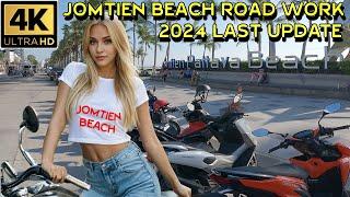 Jomtien Beach Road Work Last Update for 2024   Pattaya Thailand