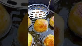 Smashed potatoes #shorts #cooking #food #asmr