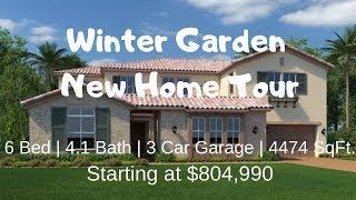 Winter Garden Florida New Home For Sale Property Tour | Mansfield Model by Lennar Homes | $805K*