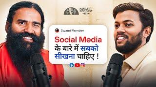 Baba Ramdev Ji ने Social Media के बारे में क्या कहा ? Baba Ji Ka Income ? Podcast EP:1