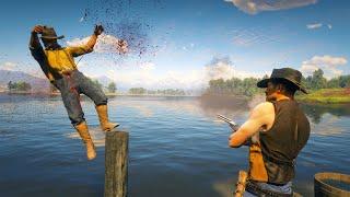 Red Dead Redemption 2 4K 60FPS - Funny & Brutal Moments Vol. 178 (Euphoria Ragdolls)