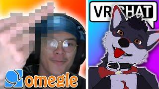 Telling Furry Haters Their REAL NAMES  - VRChat Furry Invades Omegle: Episode 48