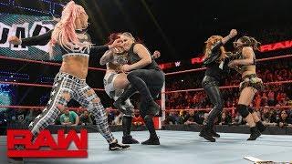 Becky Lynch and Ronda Rousey brawl with The Riott Squad after Raw: Raw Exclusive, Feb. 11, 2019