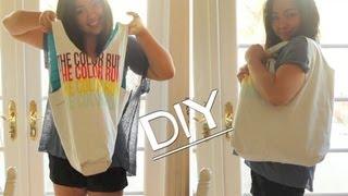 DIY! T-Shirt Tote Bag *No Sew*