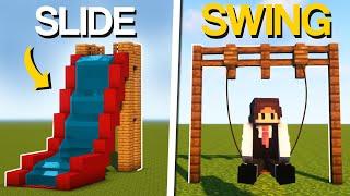 Minecraft: 10+ Playground Build Hacks & Ideas!