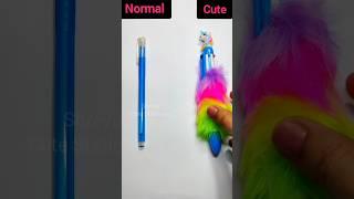 Normal vs Cute Stationery, My Cute Stationery Haul, School Shopping Collection #shorts #stationery