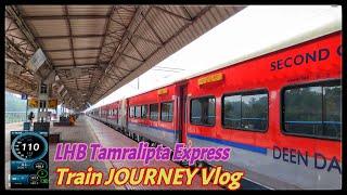 Howrah TO Digha Tamralipta Express Train Journey.LHB Tamralipta Express Train Journey. FULL JOURNEY.