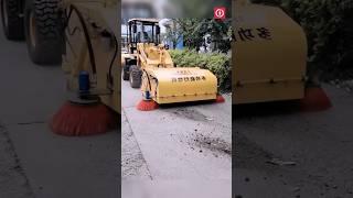 pickup broom attachment for loader #machine #technology #construction #shorts